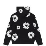 Denim Tear wreath Black Hoodie