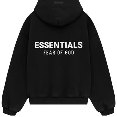 Fleece Black Hoodie