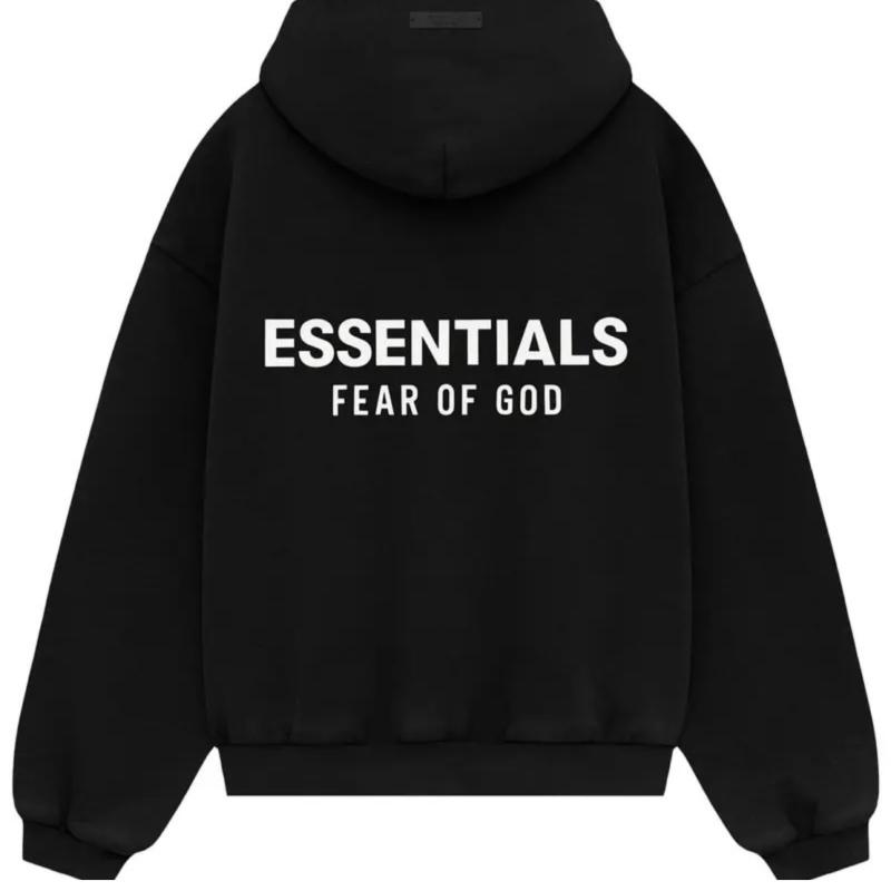 Fleece Black Hoodie